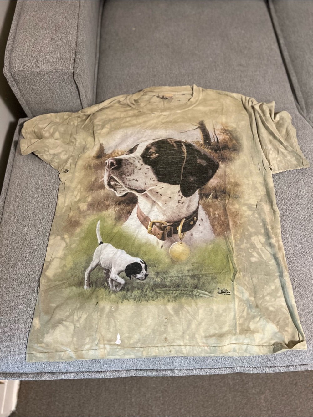 The Mountain Dog Graphic Tee - Tan, Brown, Green